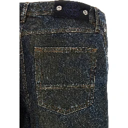 Blue Cotton Jeans Denim