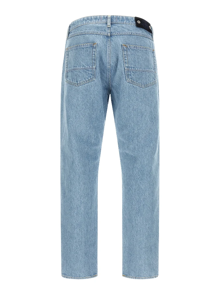 Blue Cotton Straight-Leg Jeans alternative