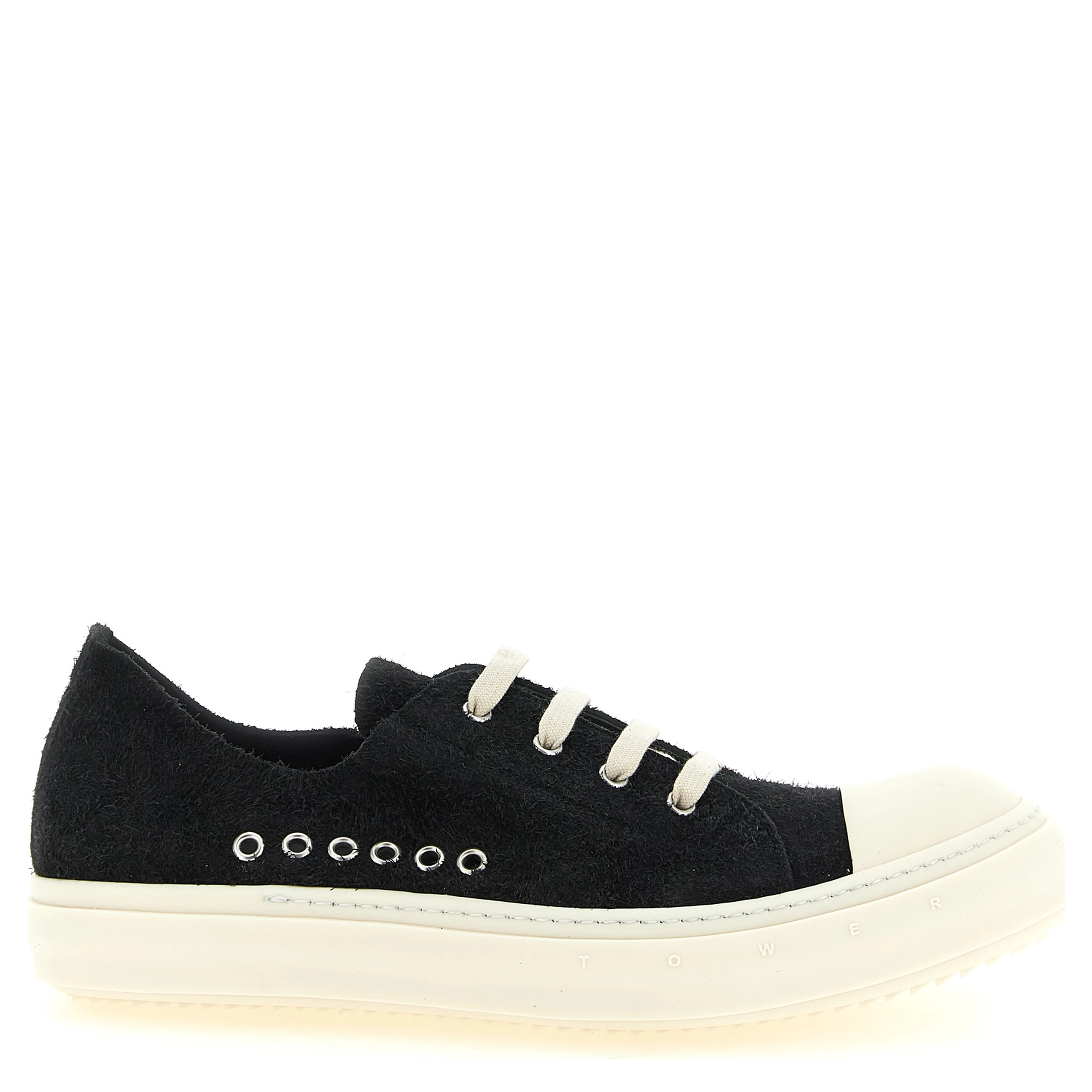 Black Calfskin Low Top Sneakers