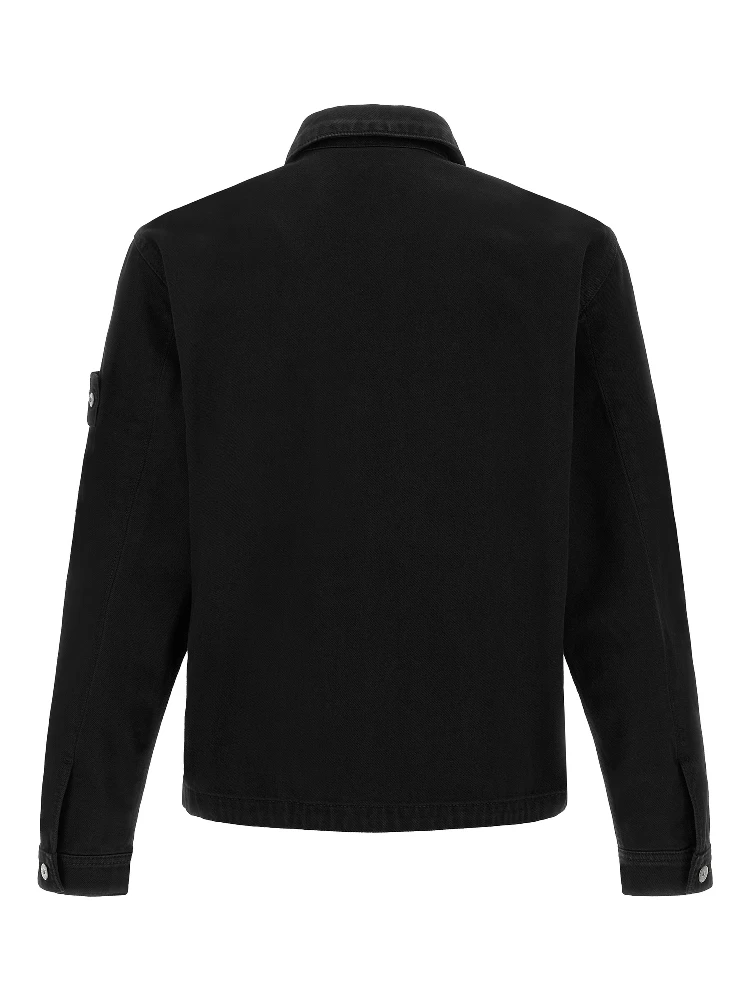 Black Cotton Denim Jacket alternative