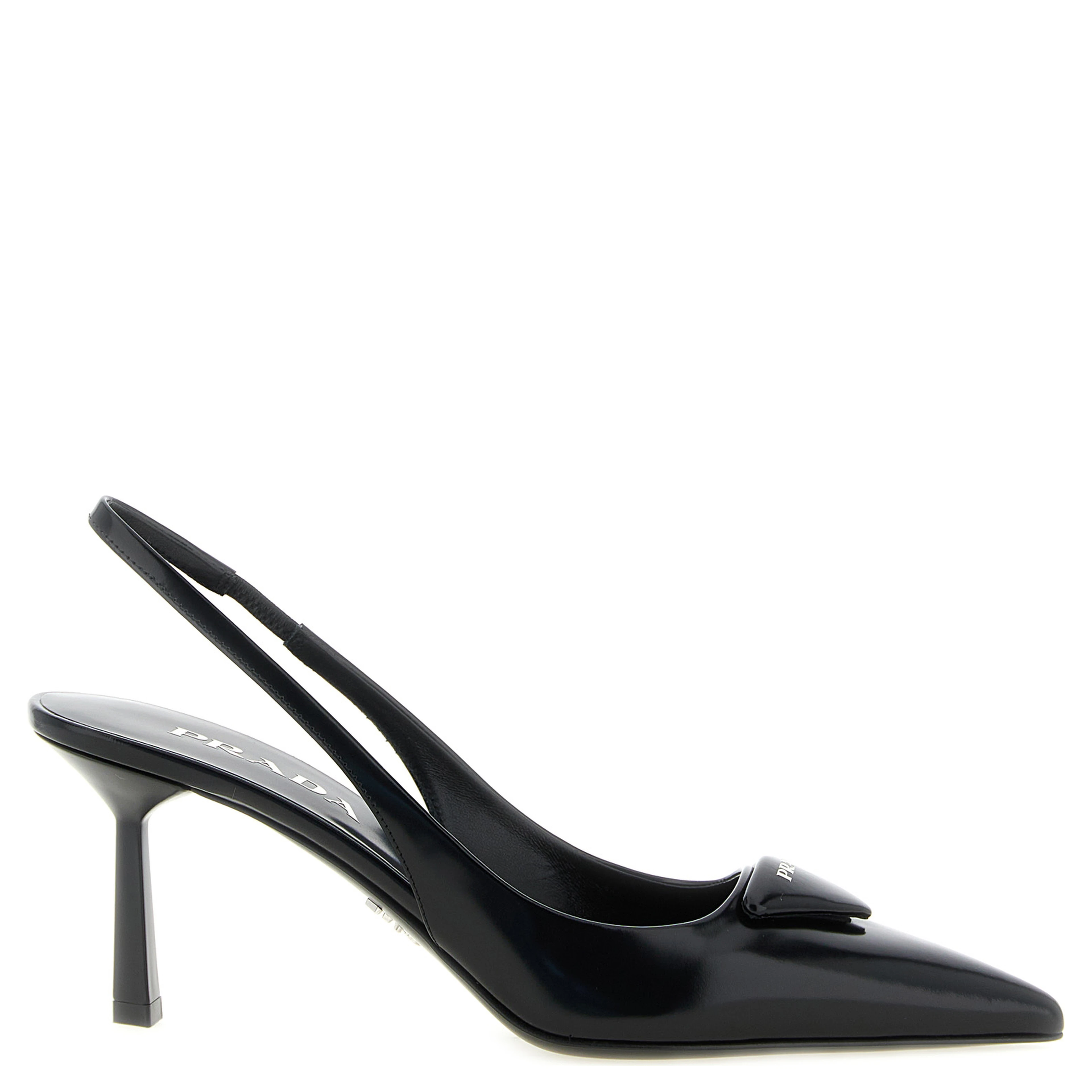 Black Calfskin High Heel Pumps