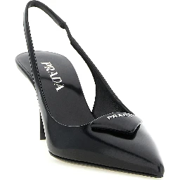 Black Calfskin High Heel Pumps
