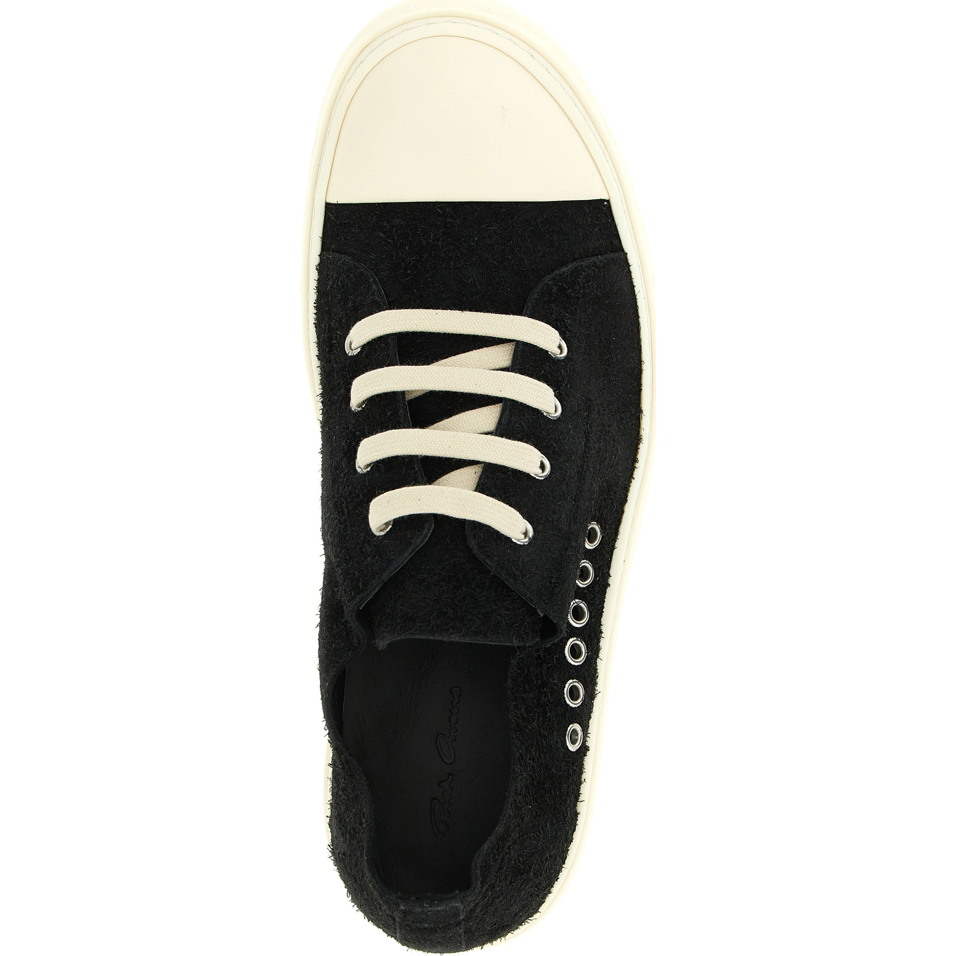 Black Calfskin Low Top Sneakers
