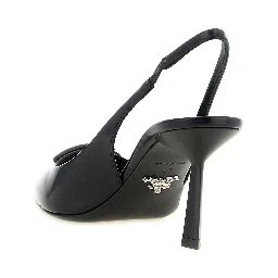 Black Calfskin High Heel Pumps