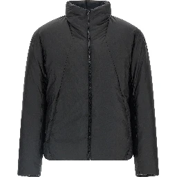 Black Nylon Full-Length Jacket