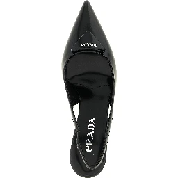 Black Calfskin High Heel Pumps