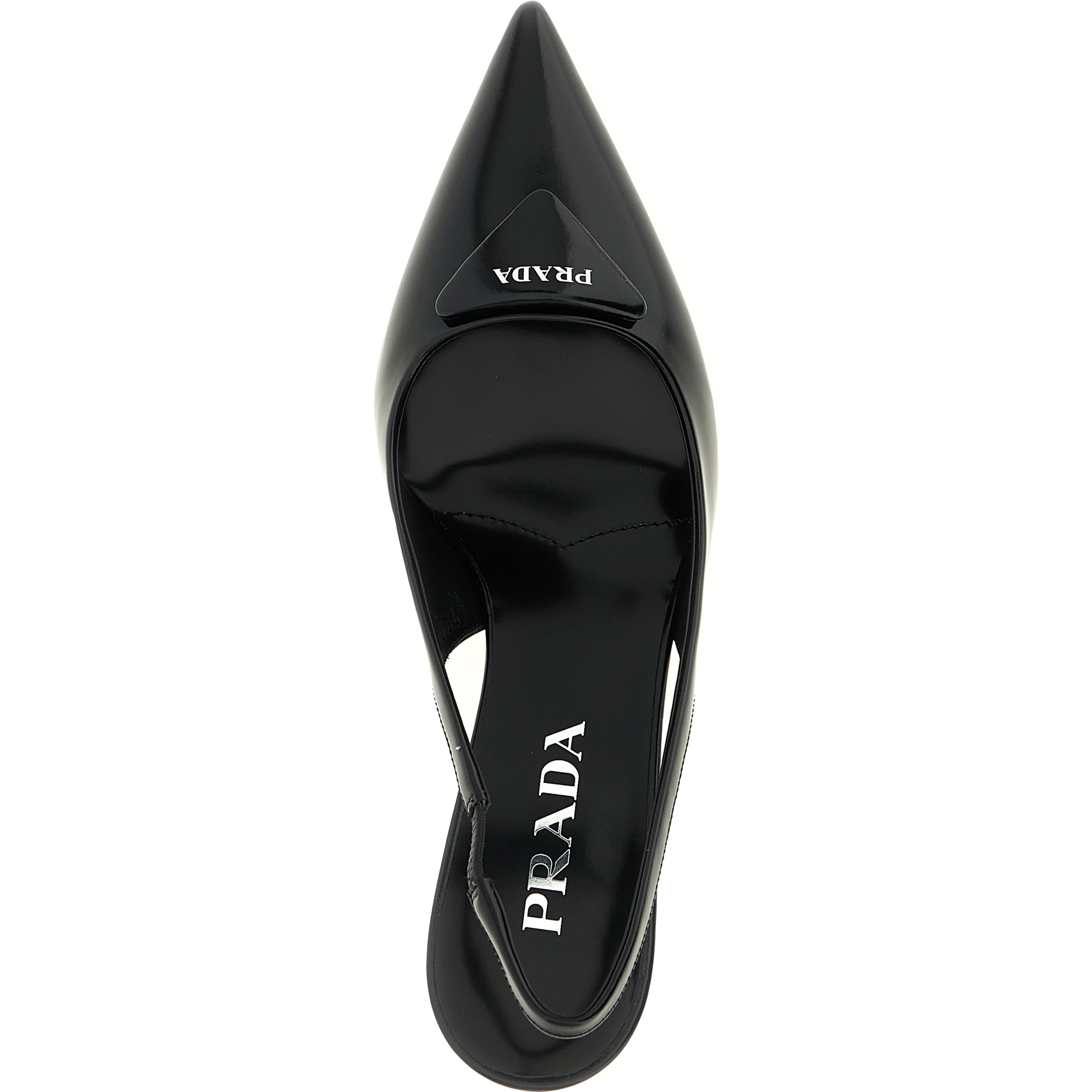 Black Calfskin High Heel Pumps
