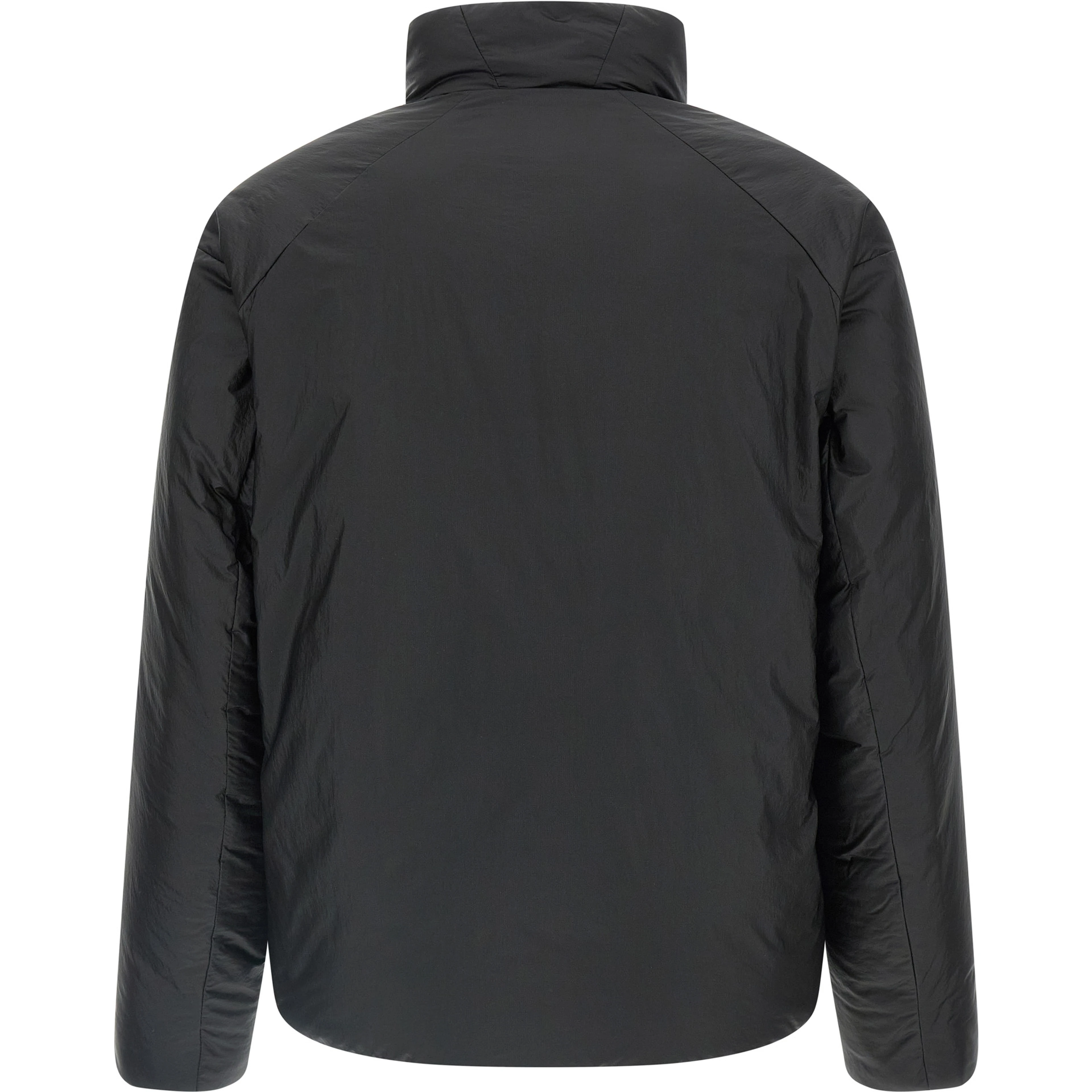 Black Nylon Full-Length Jacket