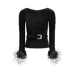 Black Viscose Blouse