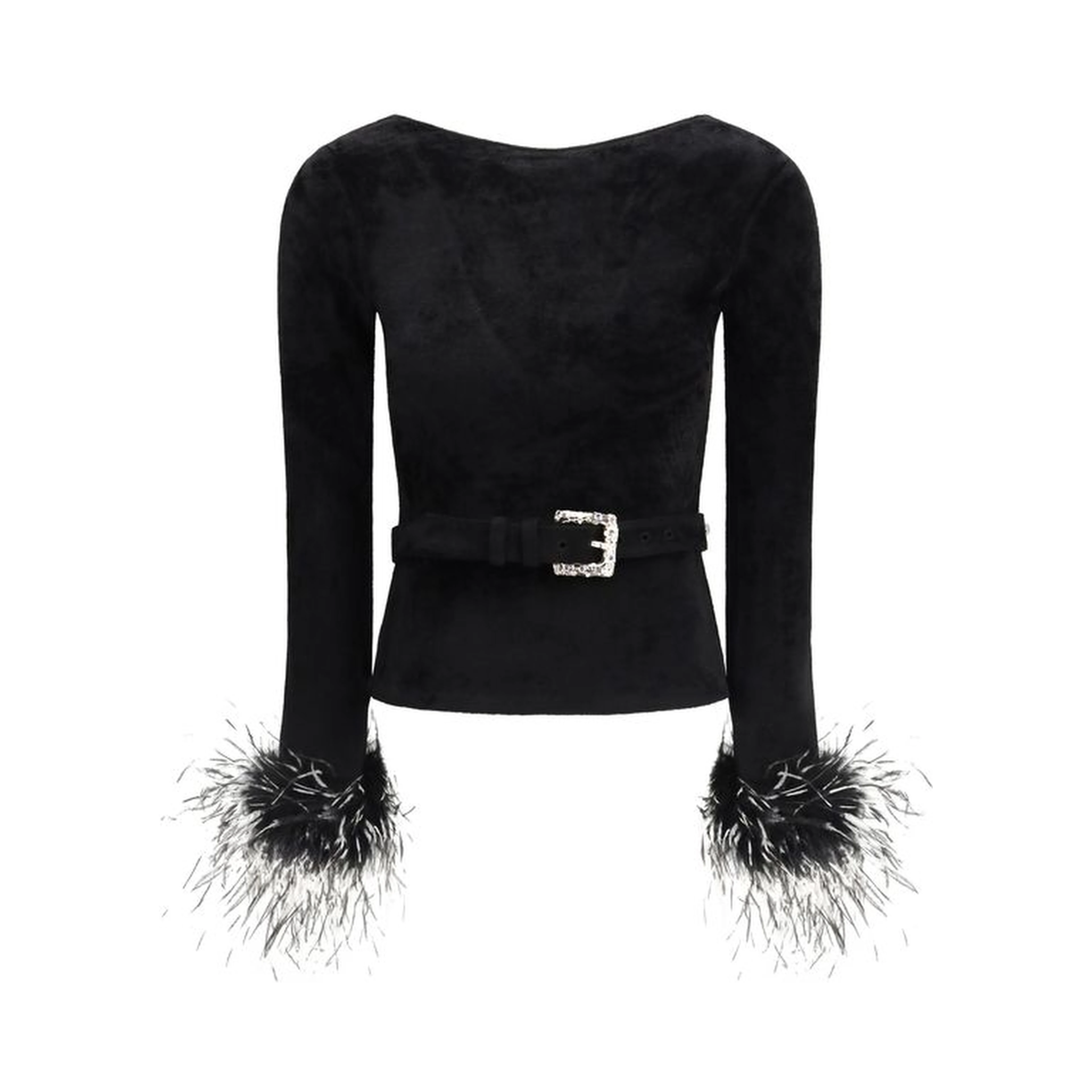Black Viscose Blouse