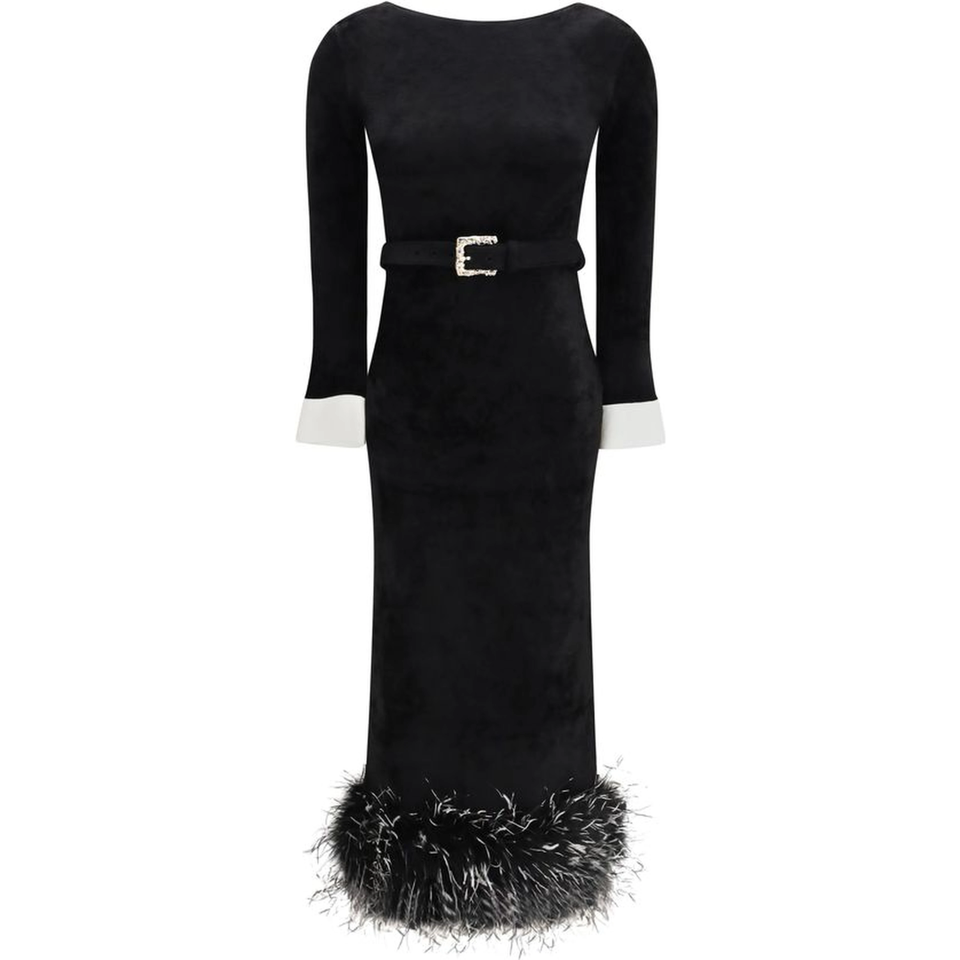 Black Viscose Cocktail Dress