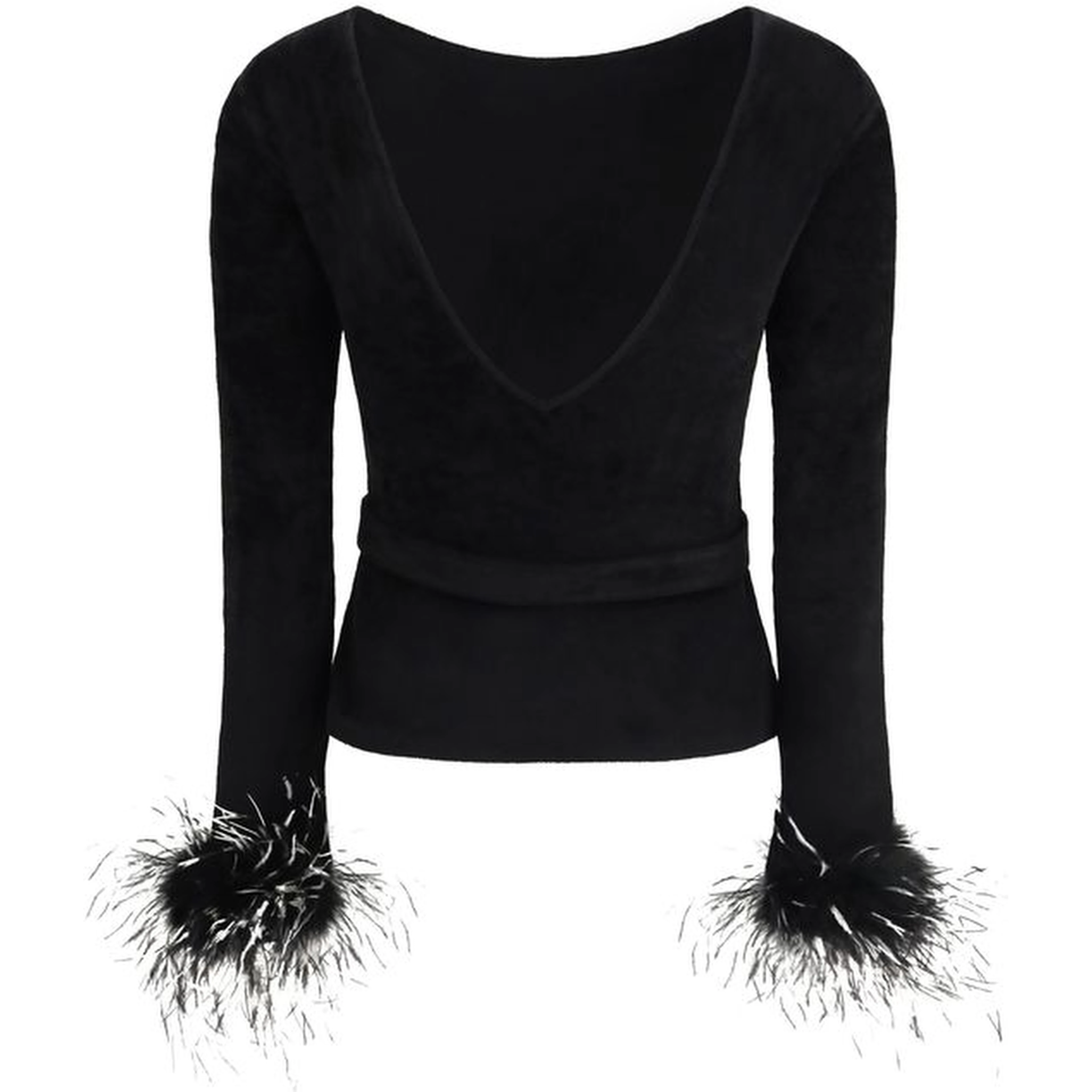 Black Viscose Blouse