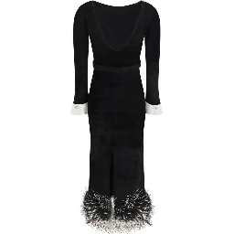 Black Viscose Cocktail Dress