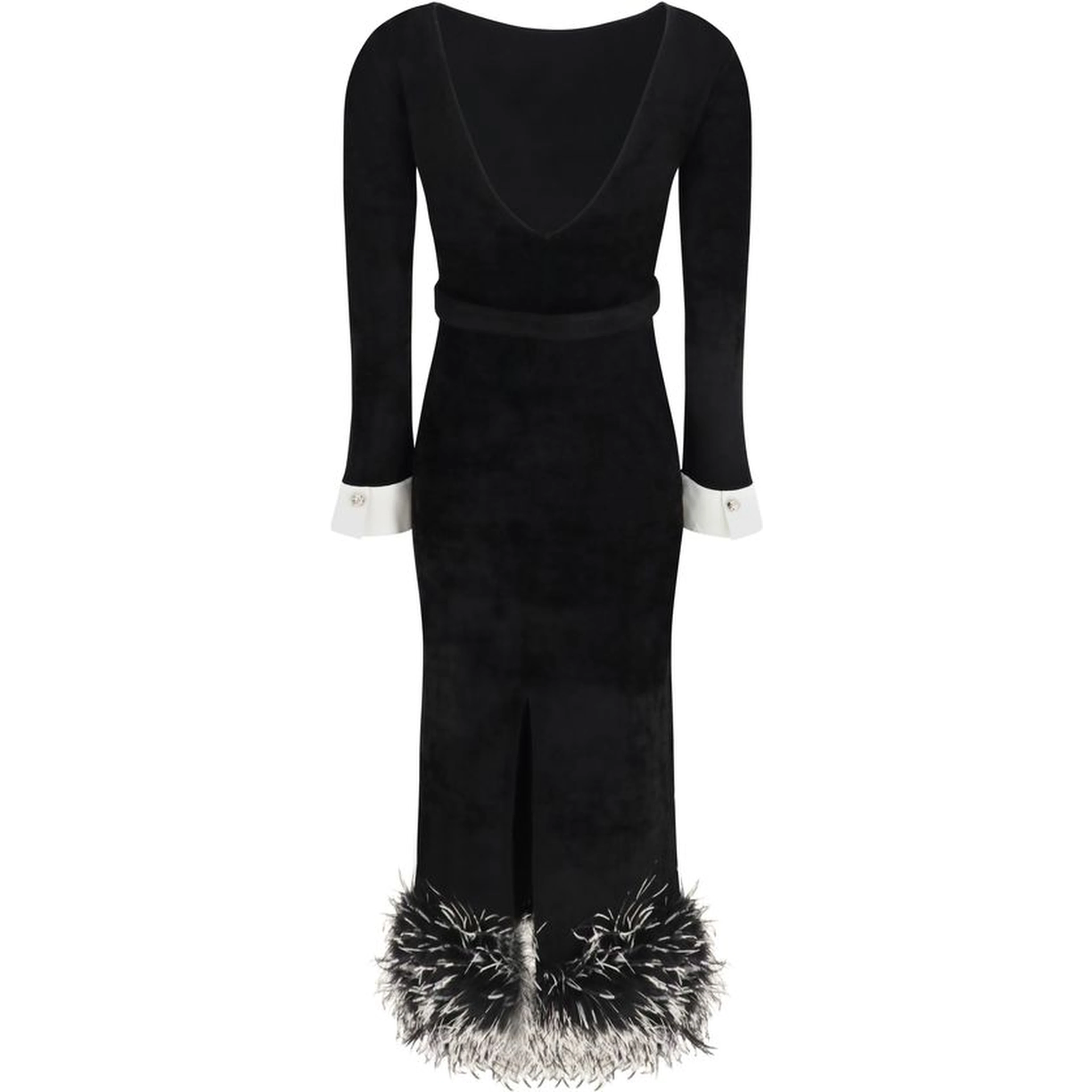 Black Viscose Cocktail Dress