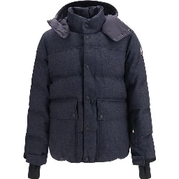 Blue Wool Oves Aries Full-Length Jacket