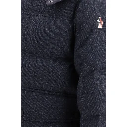 Blue Wool Oves Aries Full-Length Jacket