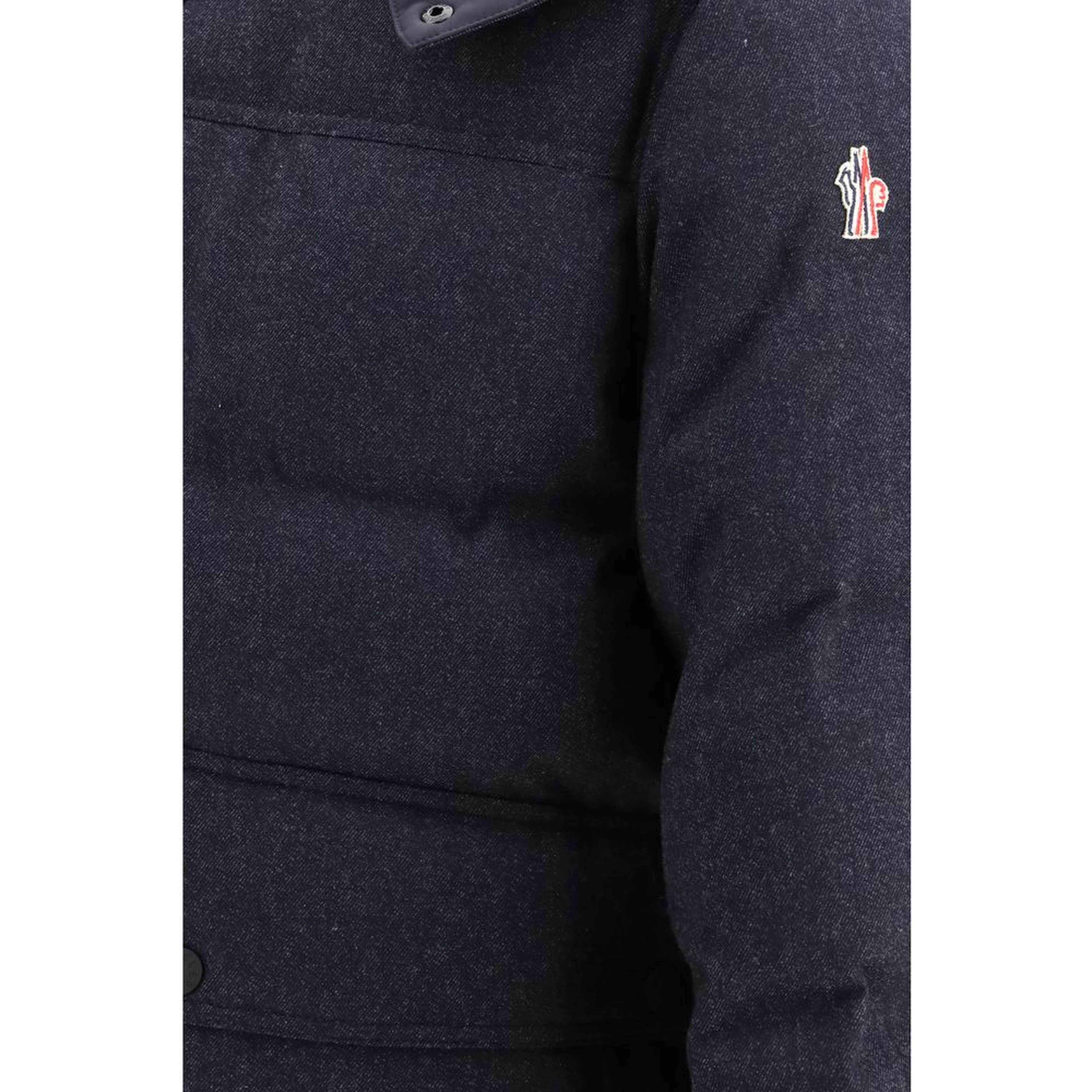 Blue Wool Oves Aries Full-Length Jacket