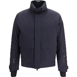 Blue Polyamide Shell Jacket