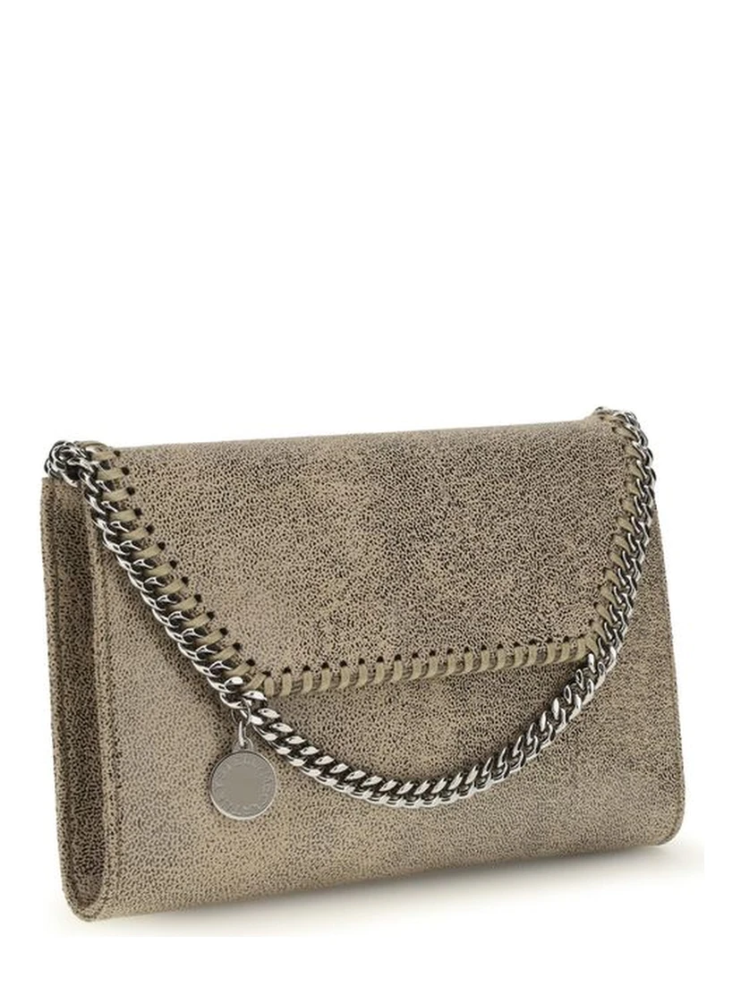 Gray Polyester Shoulder Bag
