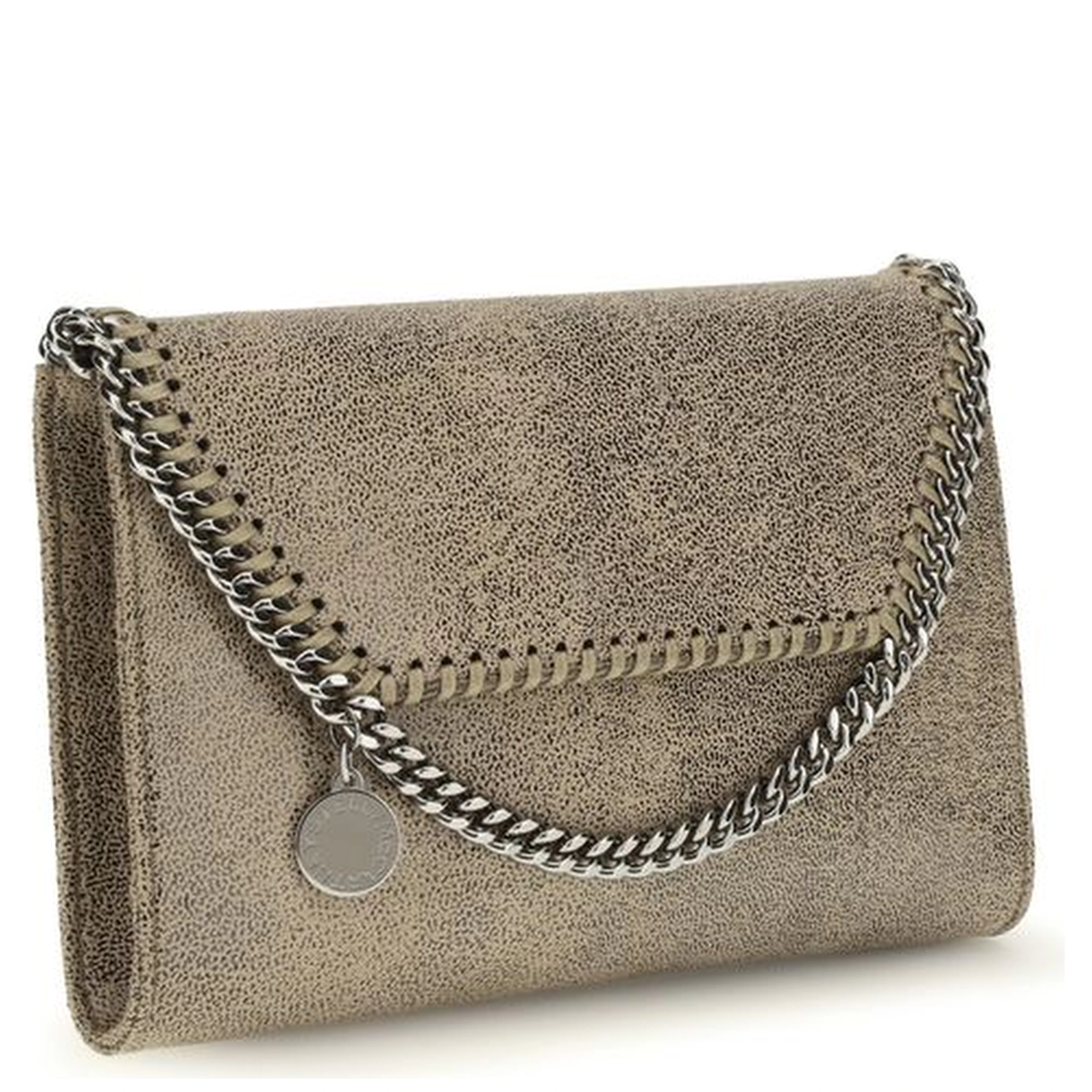 Gray Polyester Shoulder Bag