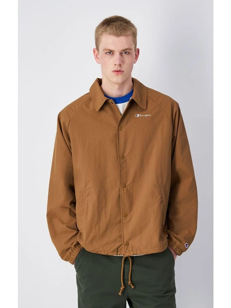 Beige Polyamide Bomber