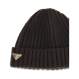 Brown Wool Oves Aries Beanie