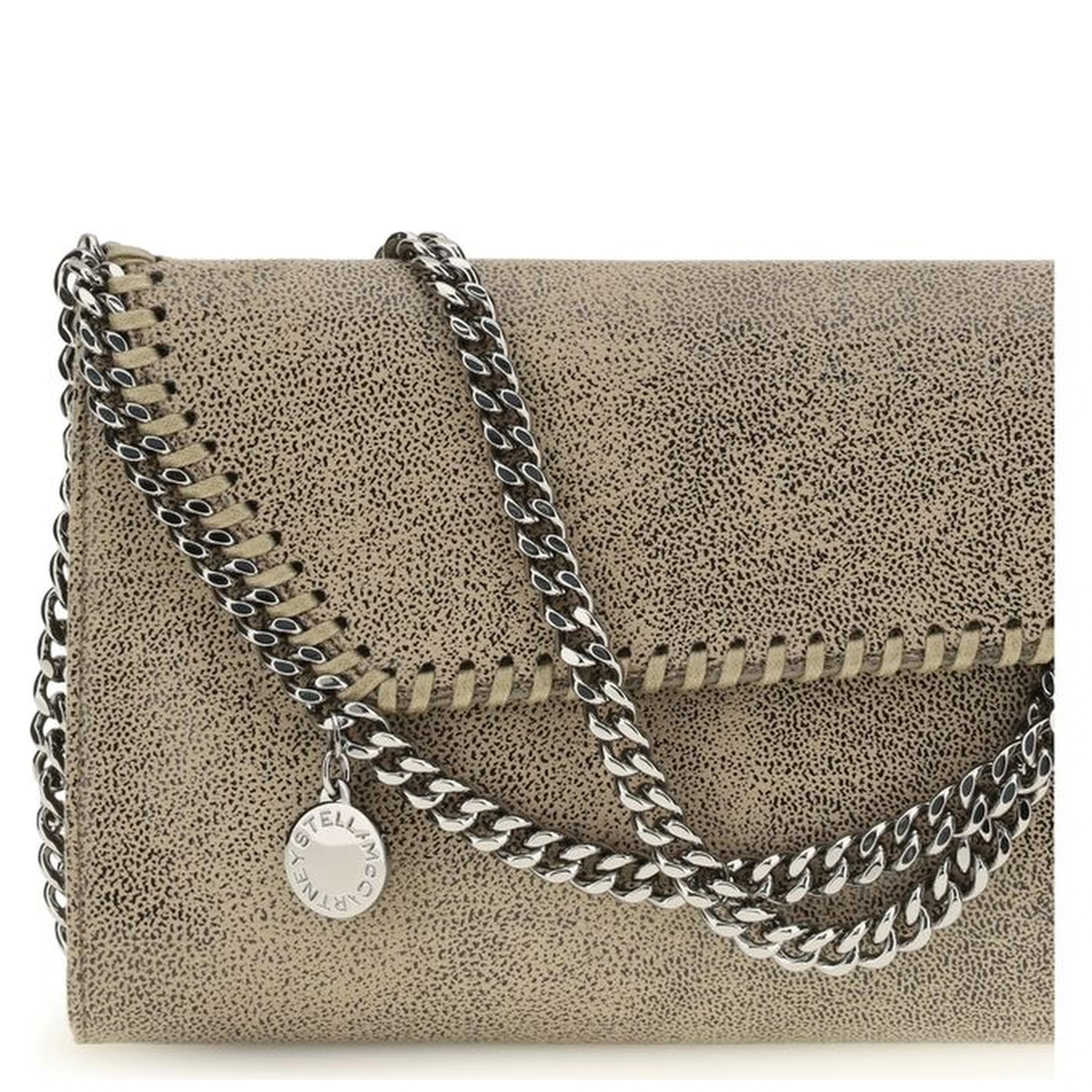 Gray Polyester Shoulder Bag