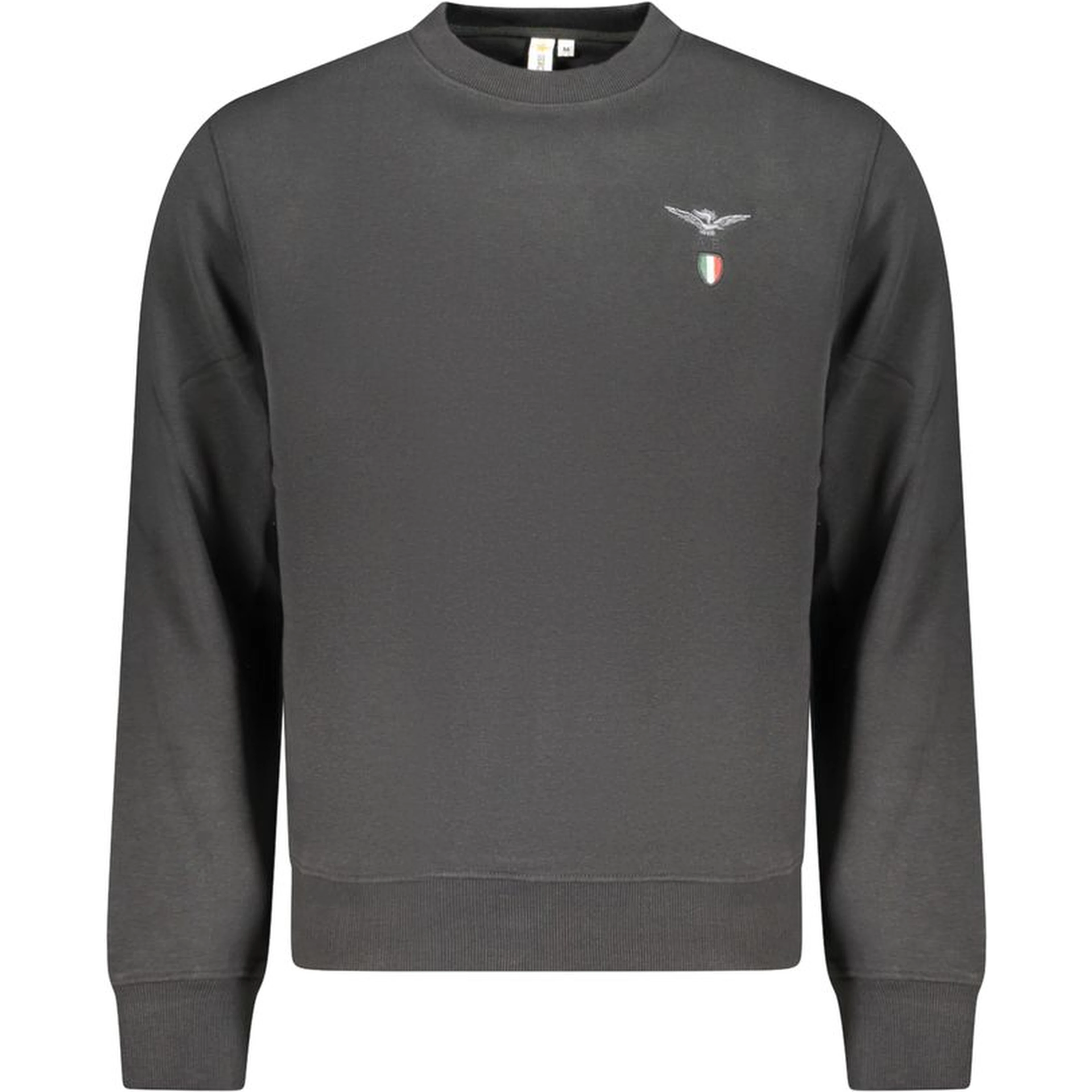 Black Cotton Men's Sweatshirt