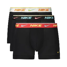 Black Cotton Men's Boxer