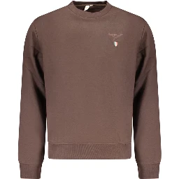 Brown Cotton Men's Sweatshirt
