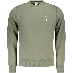 Green Cotton Menswear Sweatshirt