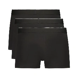 Black Cotton Men's Boxer