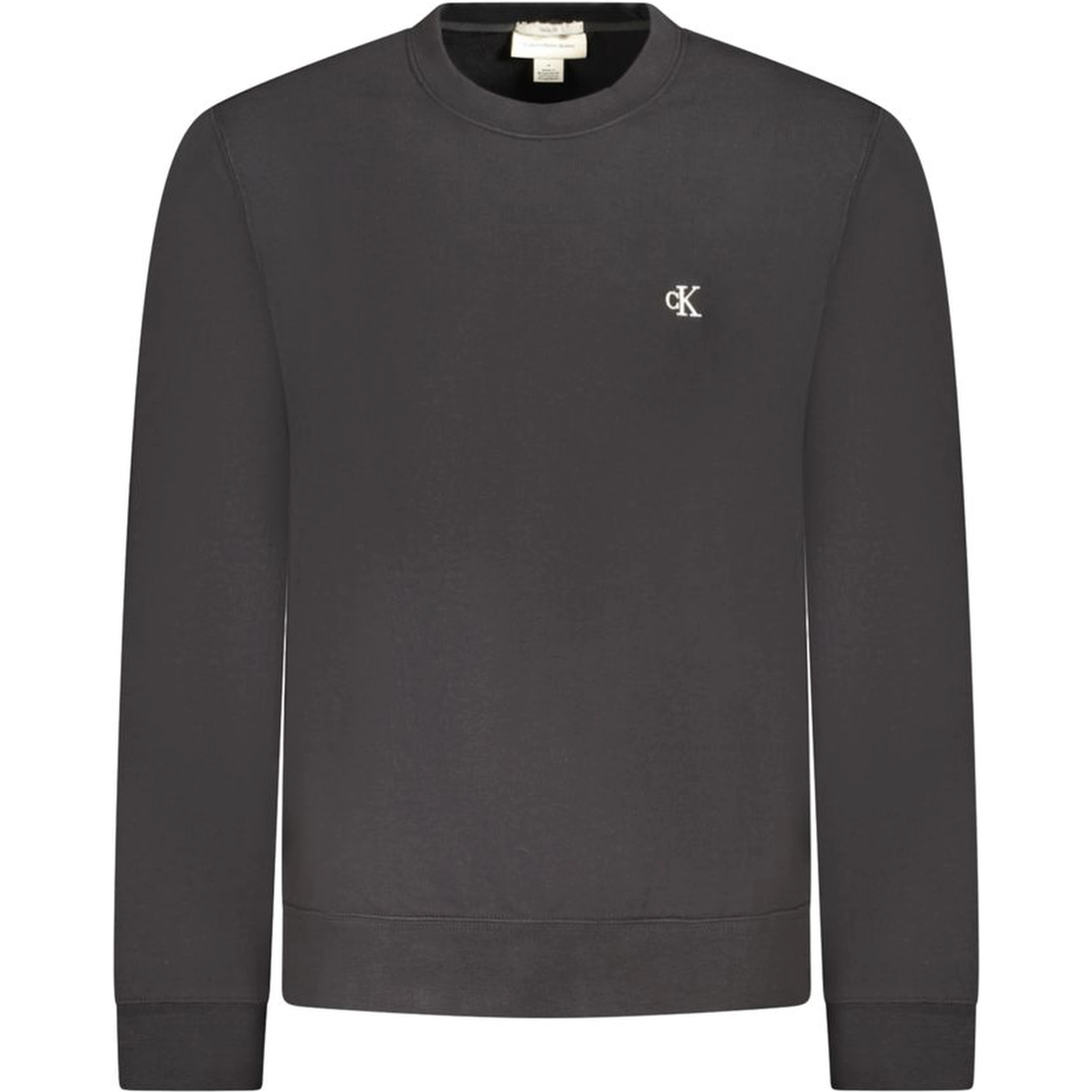 Black Cotton Menswear Sweatshirt