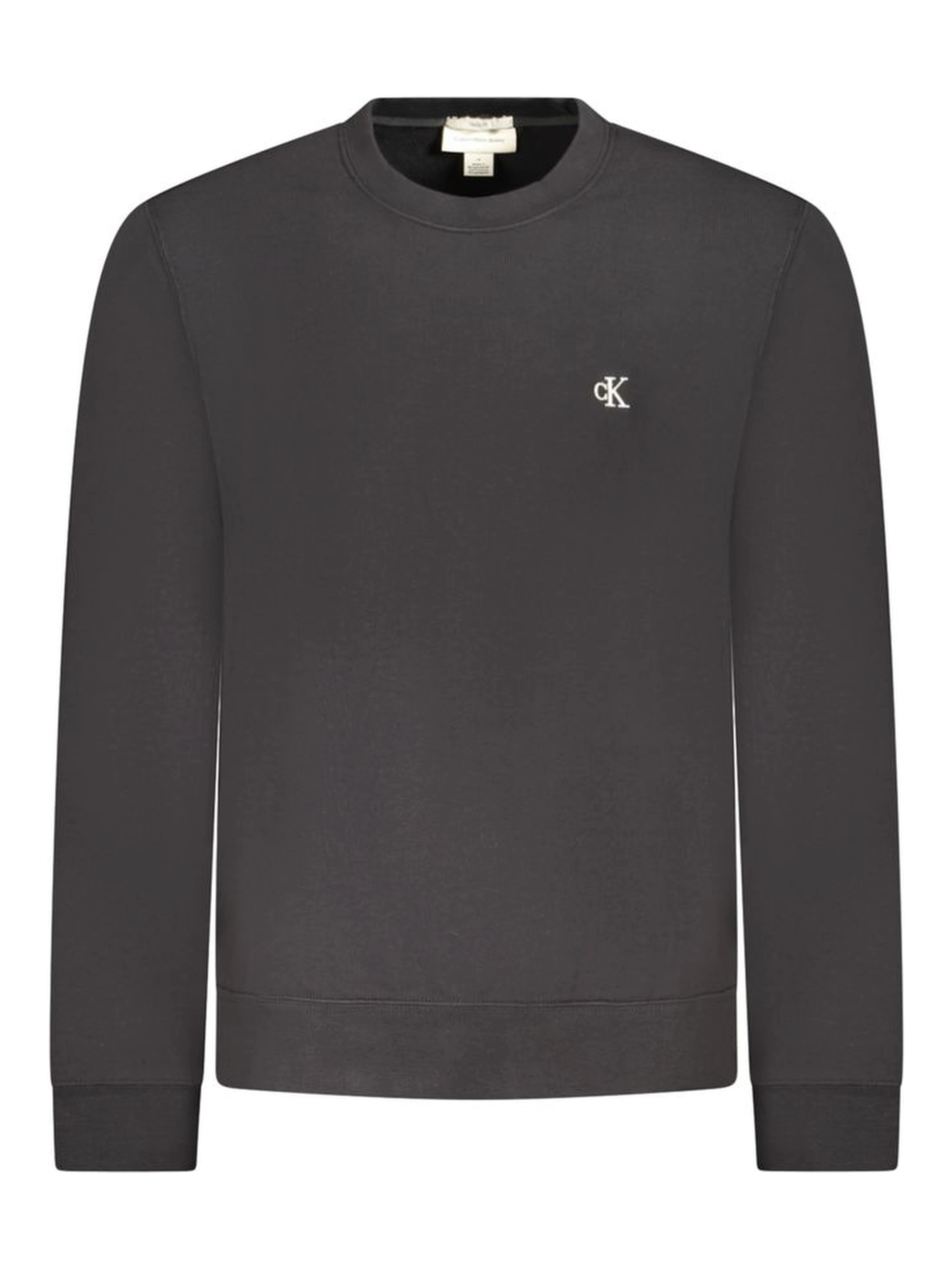 Black Cotton Menswear Sweatshirt