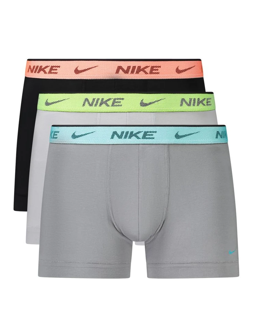 Gray Cotton Men's Boxer