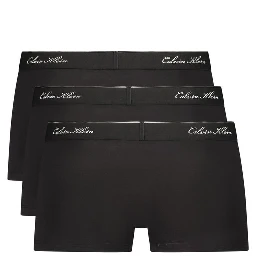 Black Cotton Men's Boxer