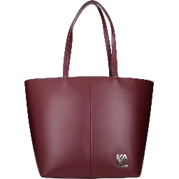 Red Polyethylene Shoulder Bag
