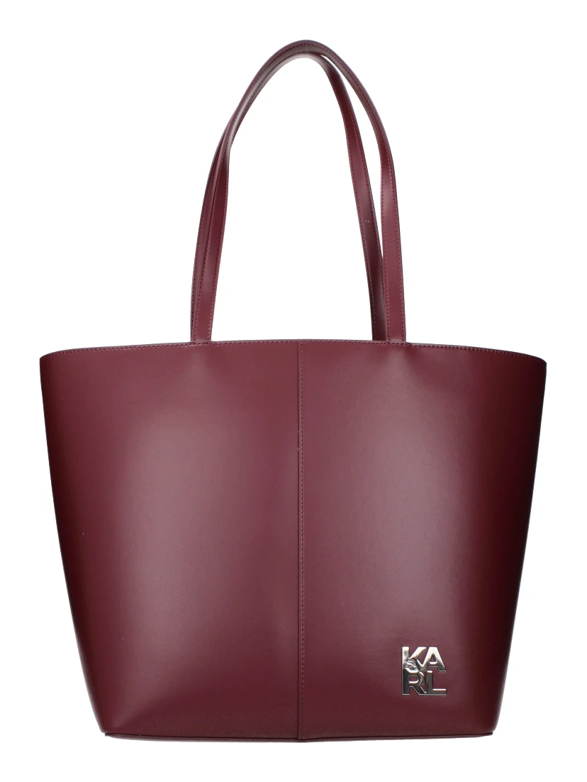 Red Polyethylene Shoulder Bag