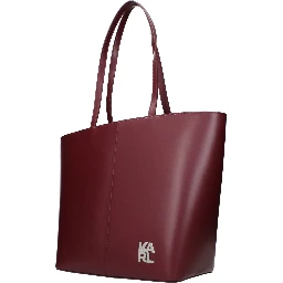 Red Polyethylene Shoulder Bag