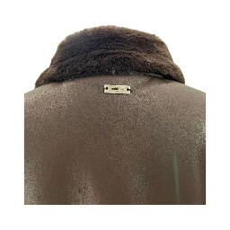 Brown Polyester Women Jacket