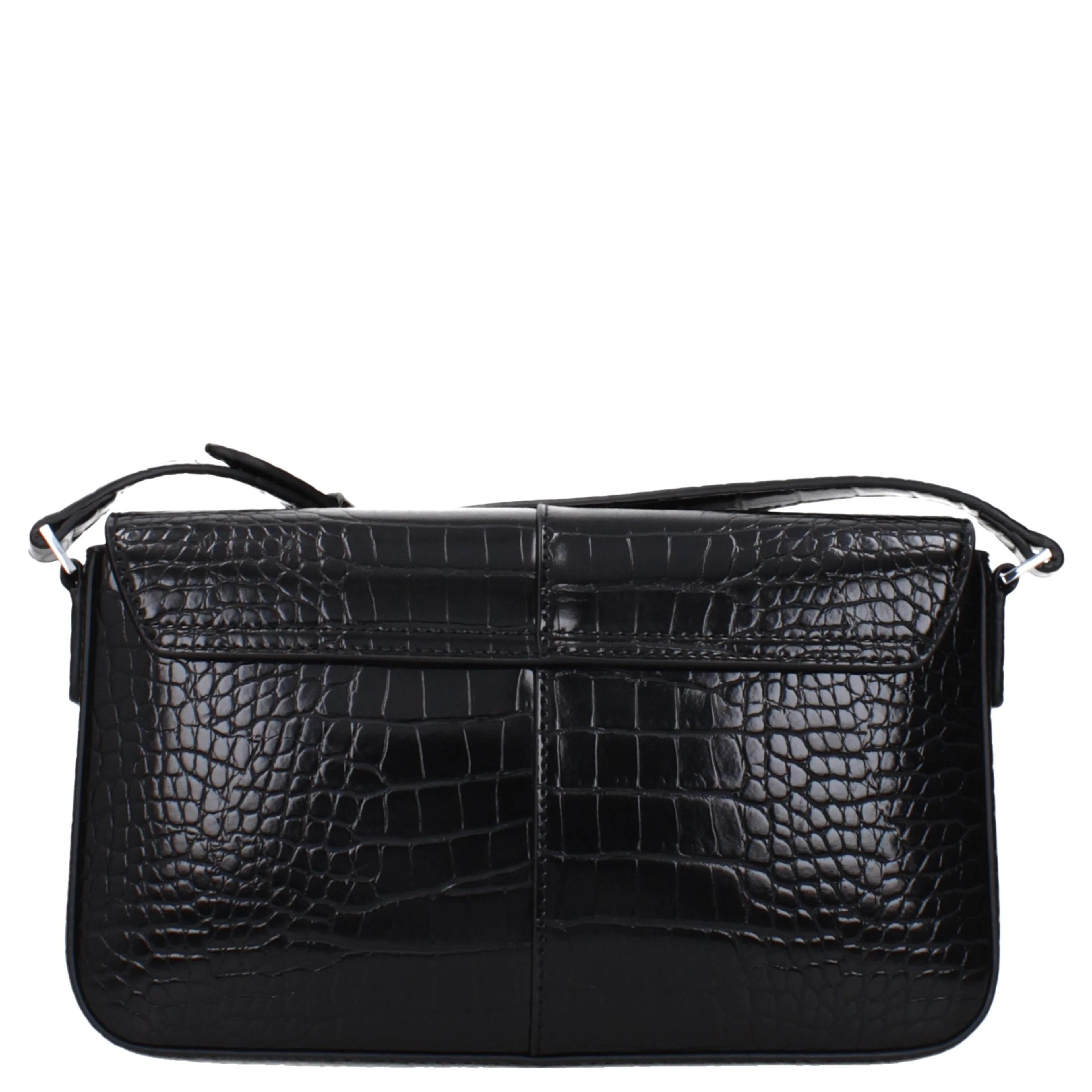 Black Polyethylene Shoulder Bag