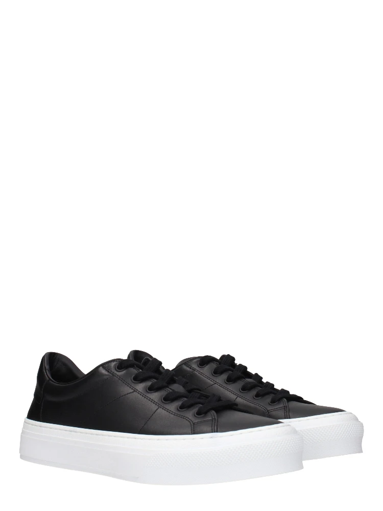 Black Leather Low Top Sneakers alternative