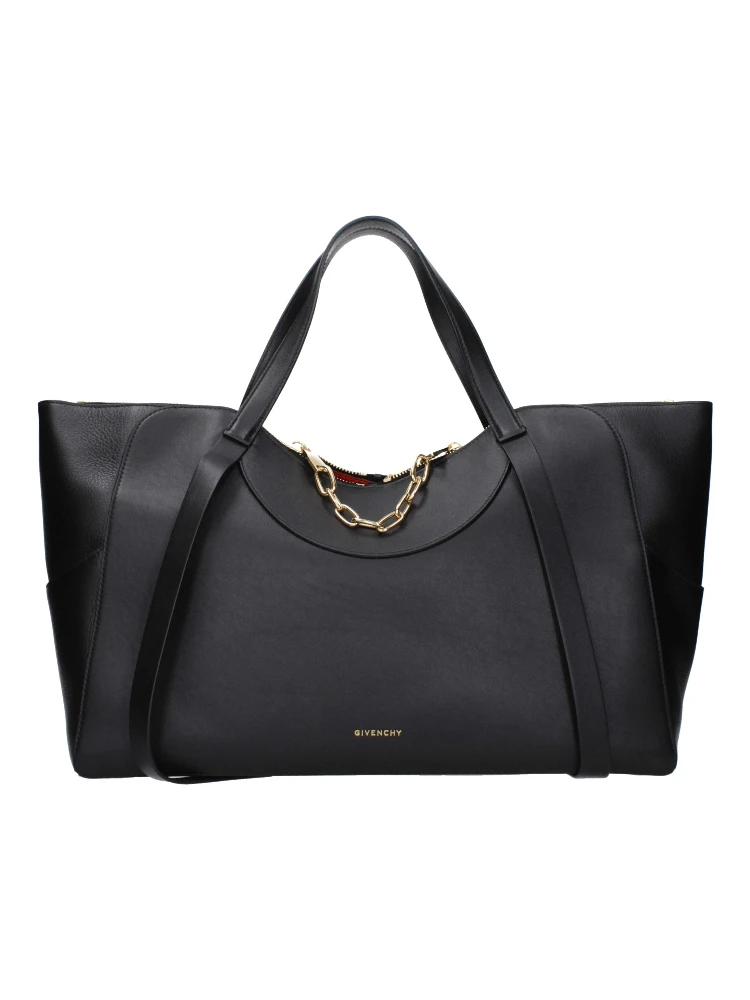 Black Leather Handbag