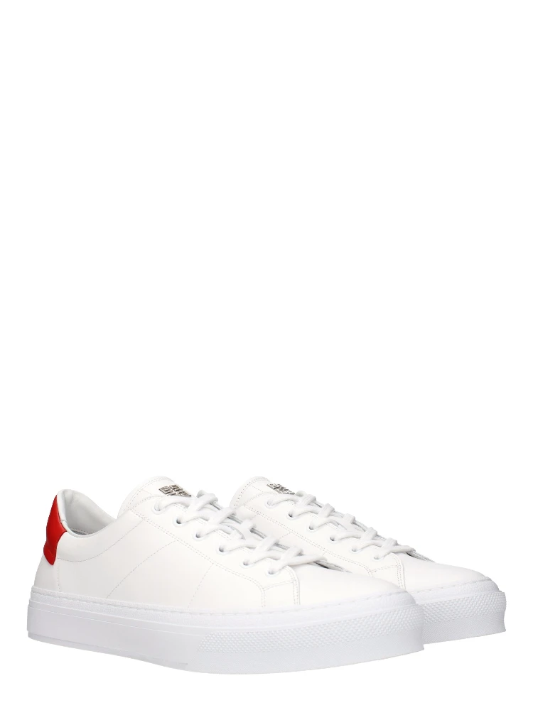 White Leather Low Top Sneakers alternative