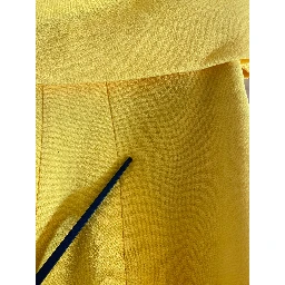 Yellow One Shoulder Side Slit Sheath Dress