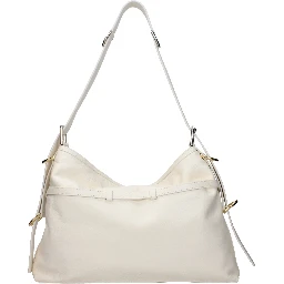 Beige Leather Crossbody Bag