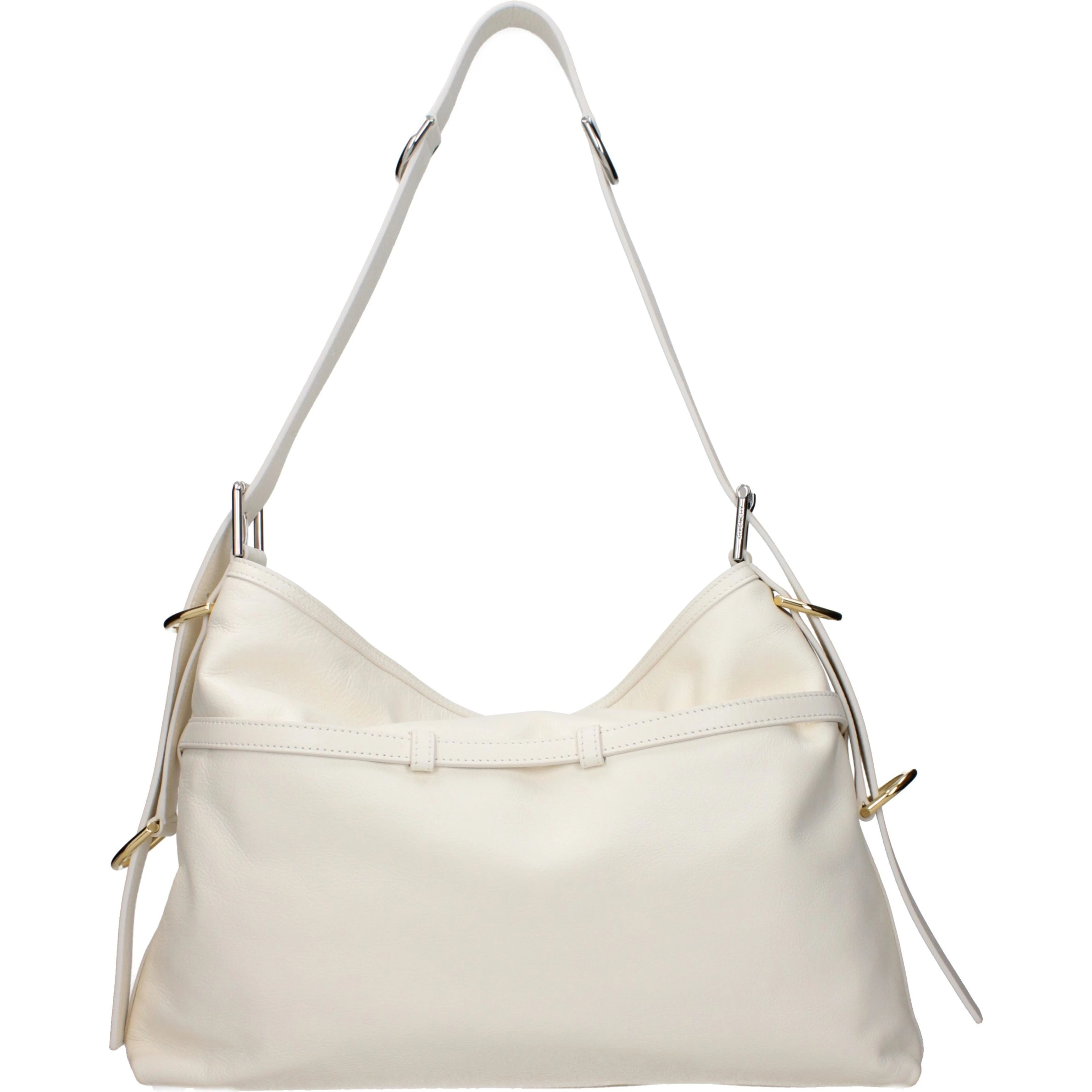Beige Leather Crossbody Bag