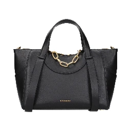 Black Leather Handbag