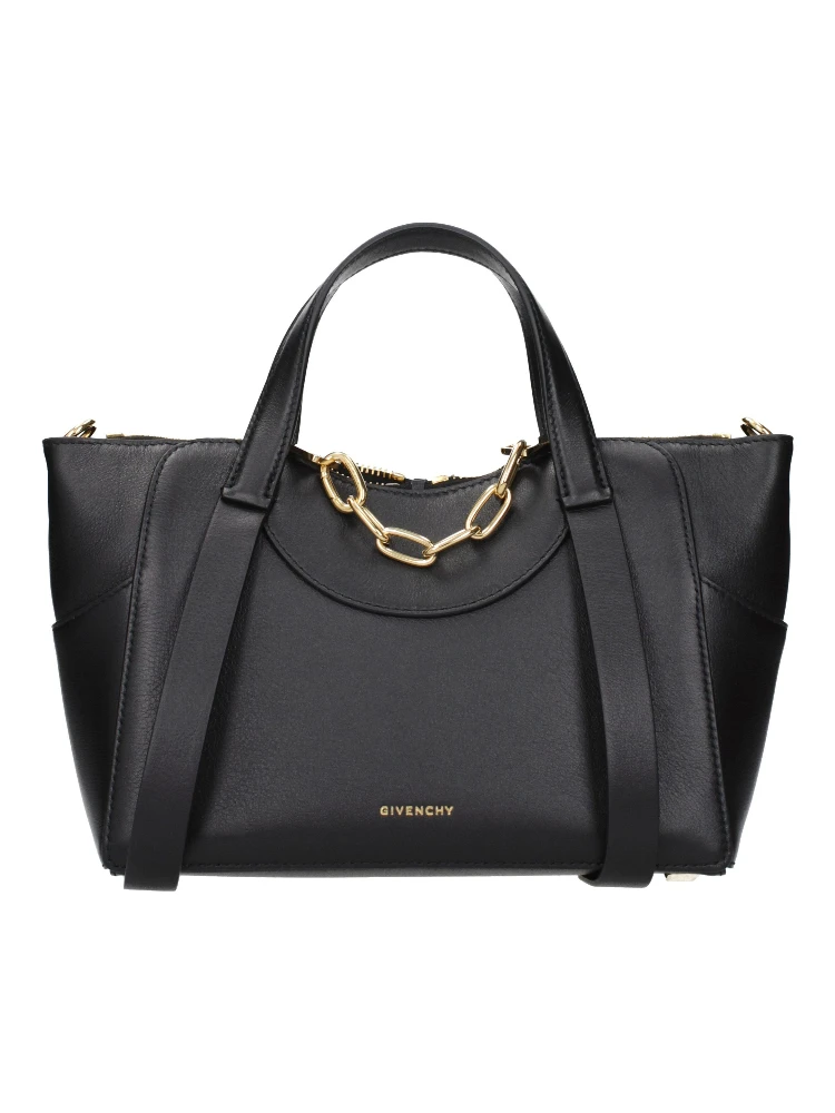 Black Leather Handbag