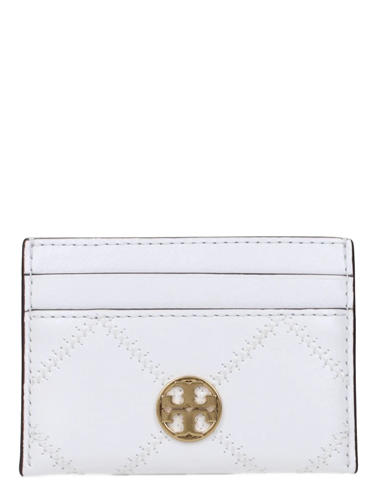 White Leather Cardholder